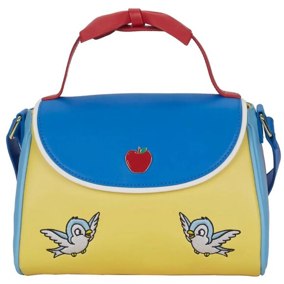 Loungefly Handbags - Loungefly Colorful Mini Bag with Bird and Apple Accents